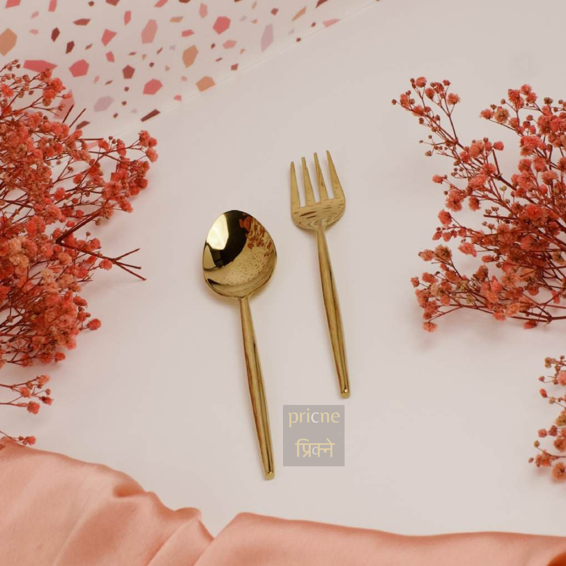 Wincead Spoons & Fork Set of 12 gold