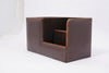 Office desk organiser brown