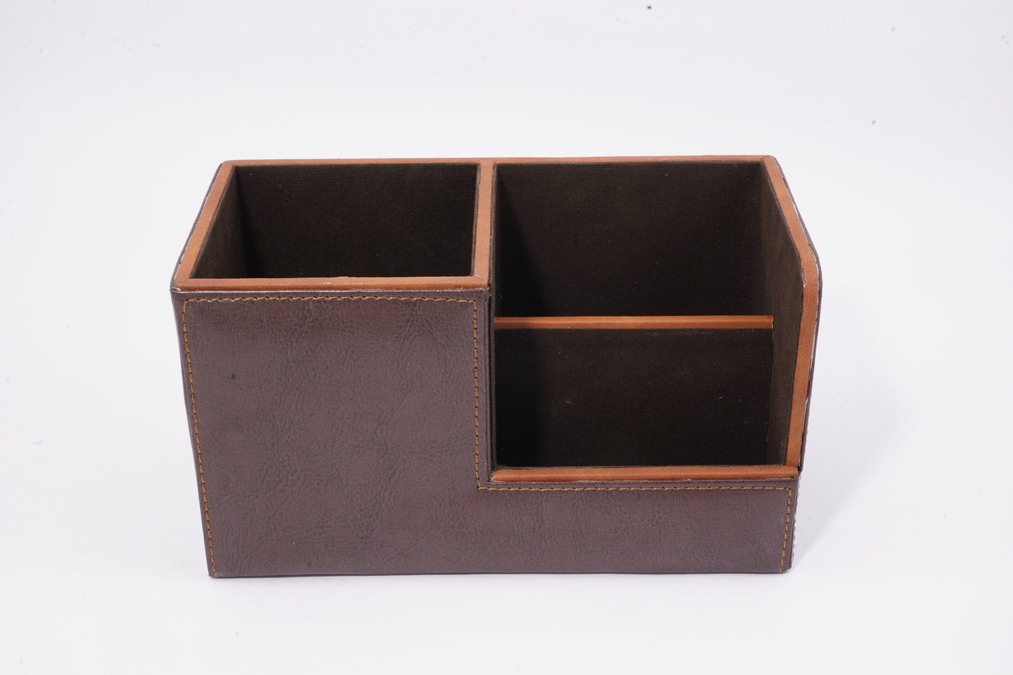 Office desk organiser brown