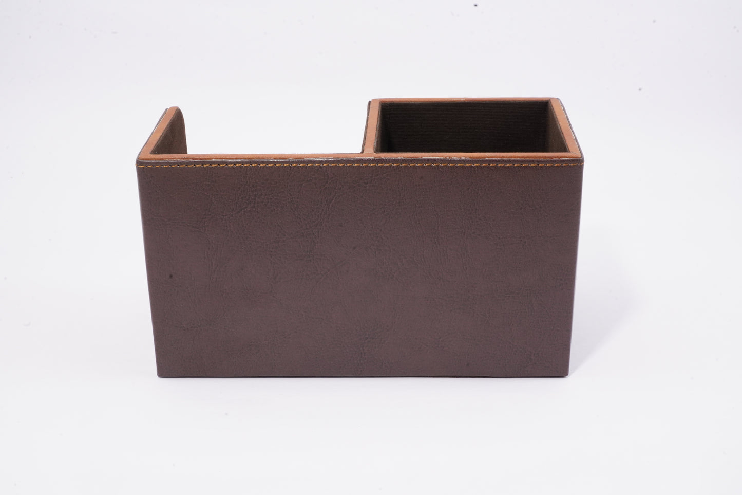 Office desk organiser brown