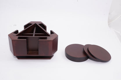 pen stand with set of 4 coasters
