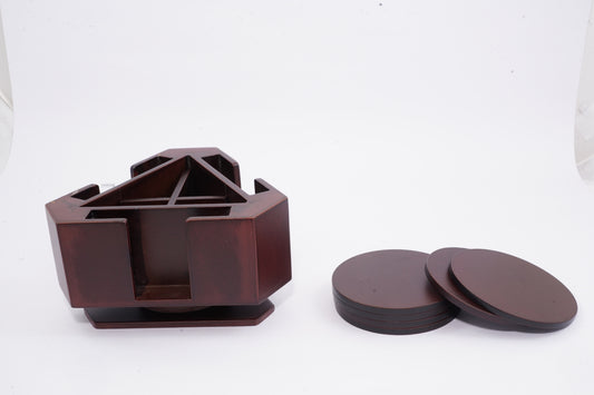pen stand with set of 4 coasters