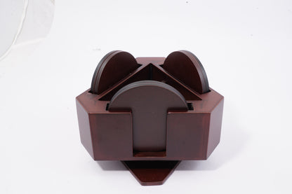 pen stand with set of 4 coasters