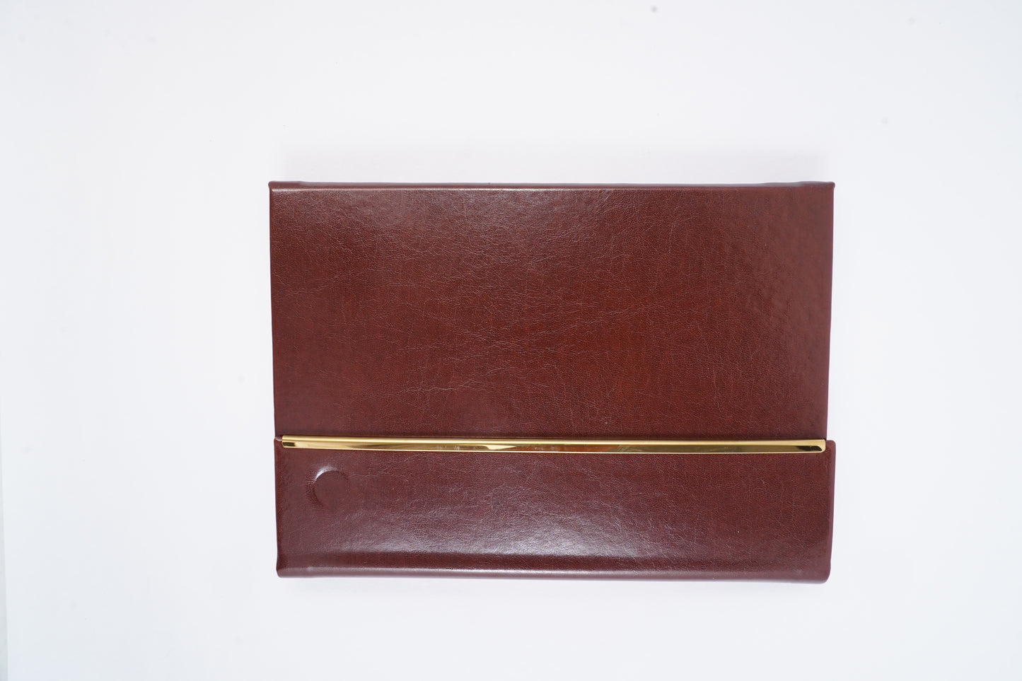 Office diary with golden border