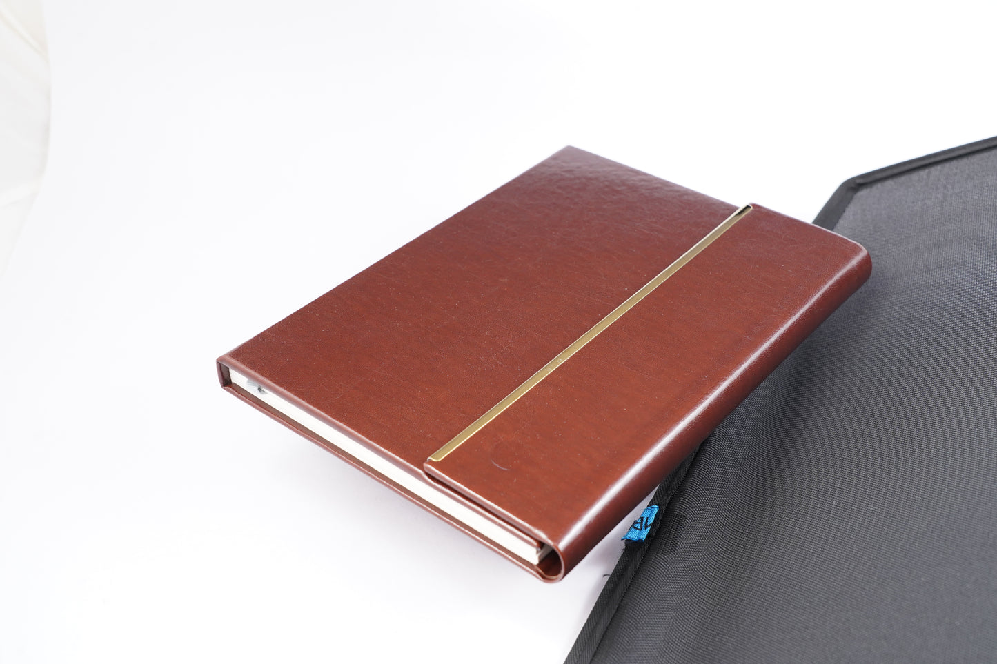 Office diary with golden border