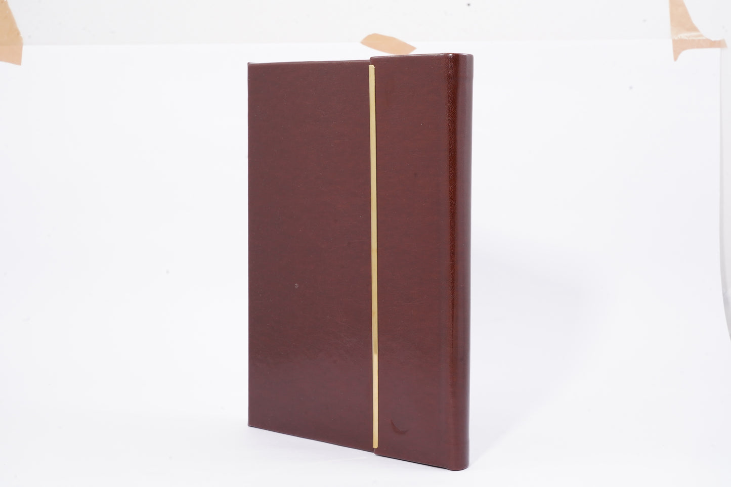 Office diary with golden border