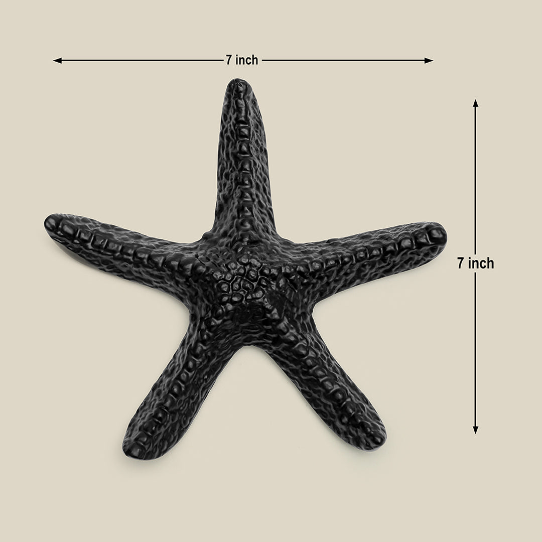 Anima Black Star Fish  Black Matte