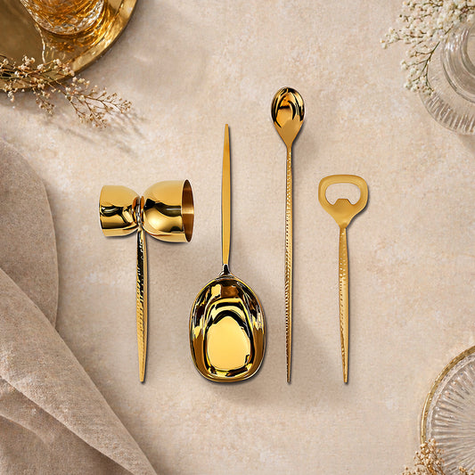Grassetto Bar set of 4 Gold Gloss