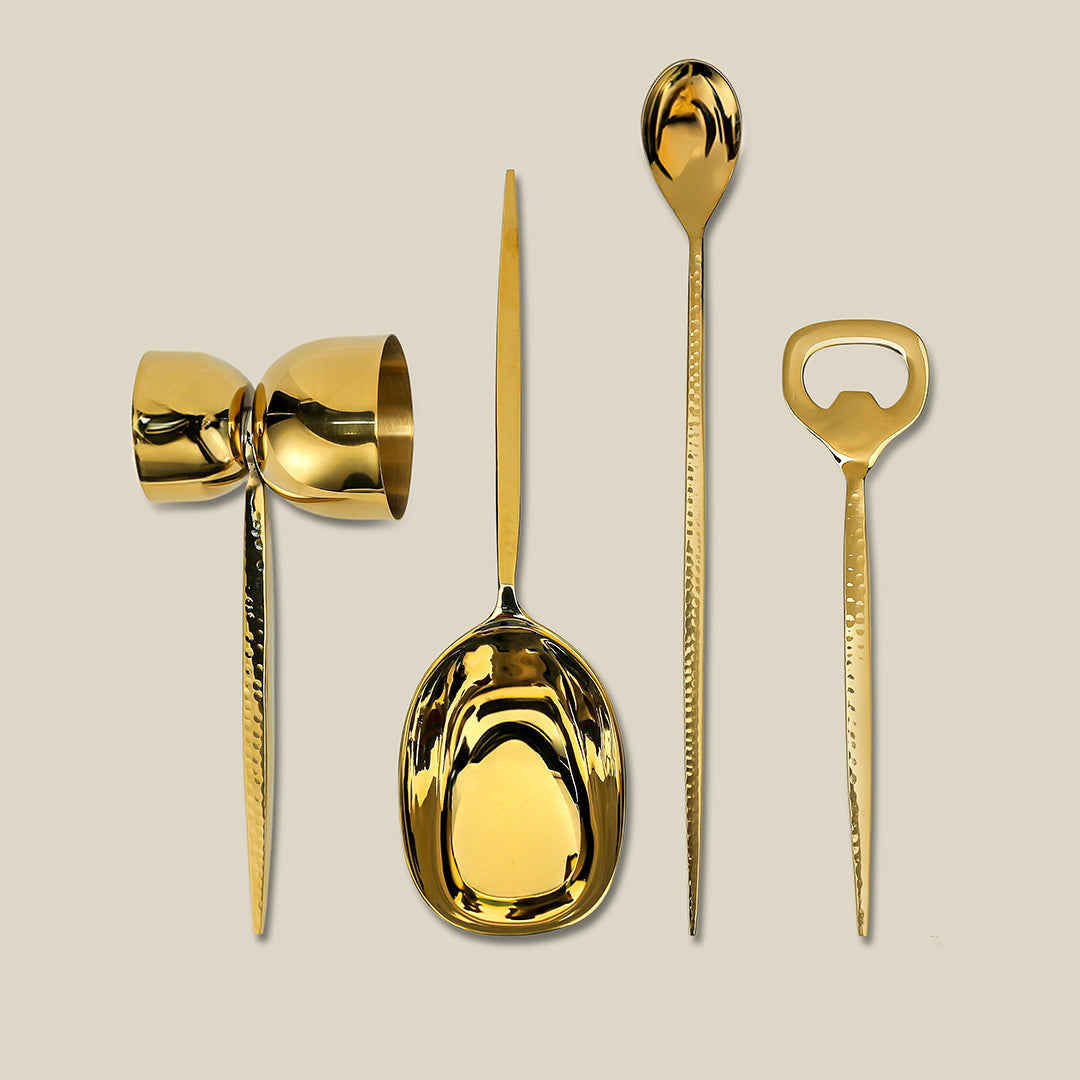 Grassetto Bar set of 4 Gold Gloss