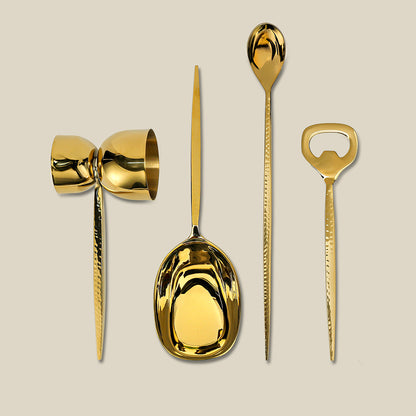 Grassetto Bar set of 4 Gold Gloss