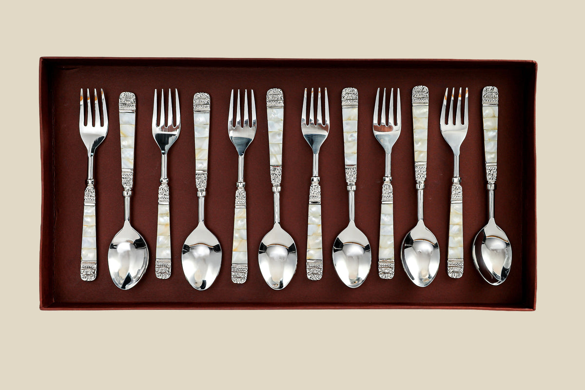 Momper MOP Spoon and Fork Set of 12 - With Gift Wrapping