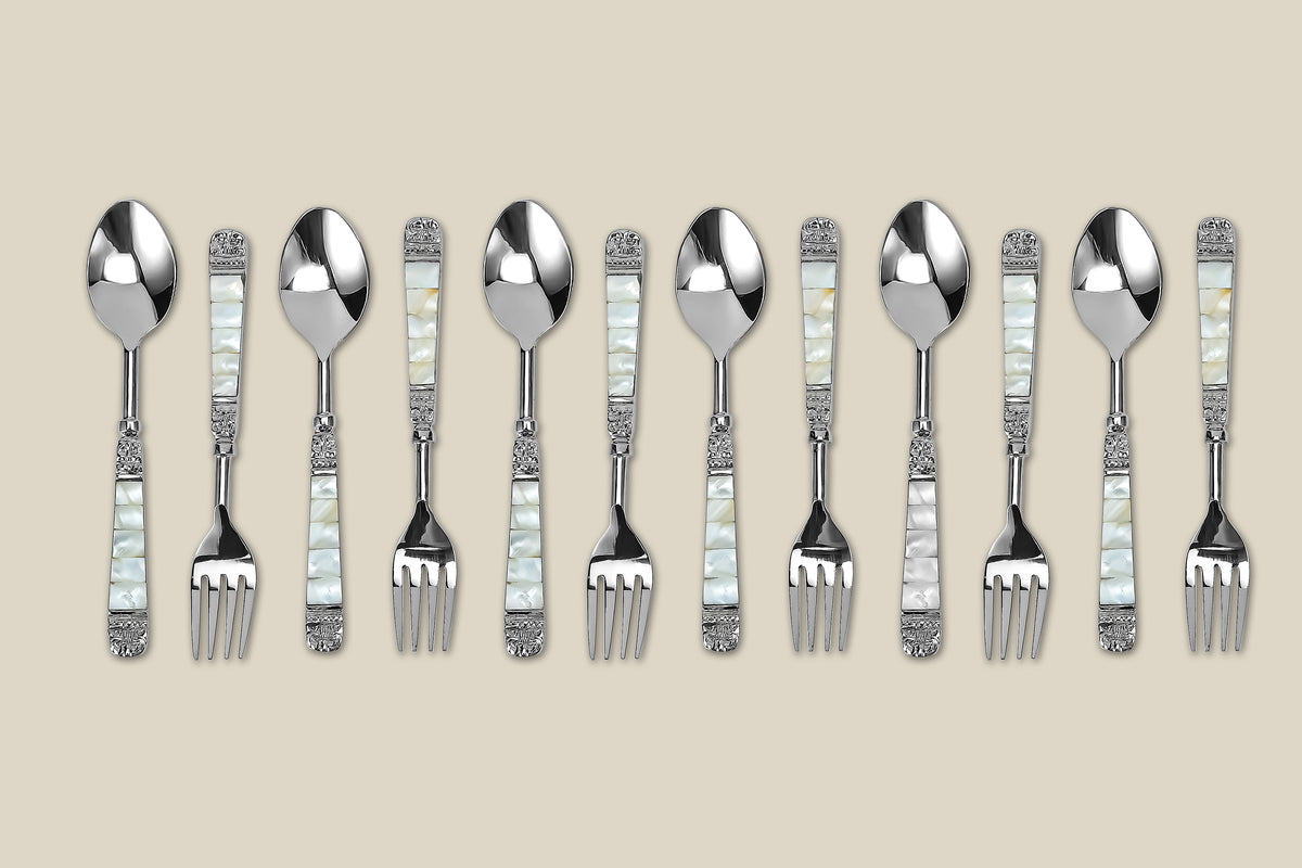 Momper MOP Spoon and Fork Set of 12 - With Gift Wrapping