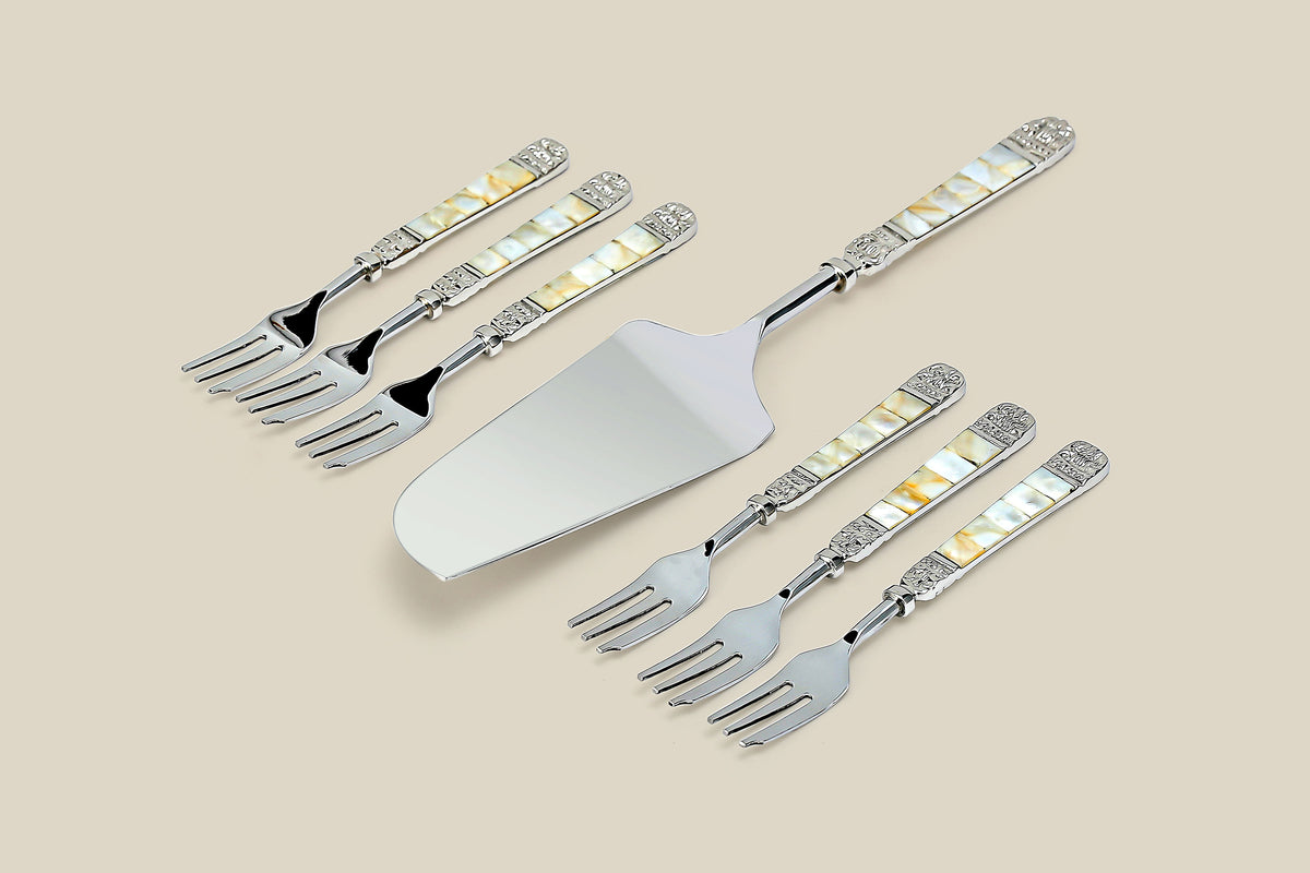 Momper MOP Pastry Server Set of 7 - With Ribbon and Wrapping