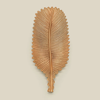 Lify Golden Leaf Platter Golden Gloss