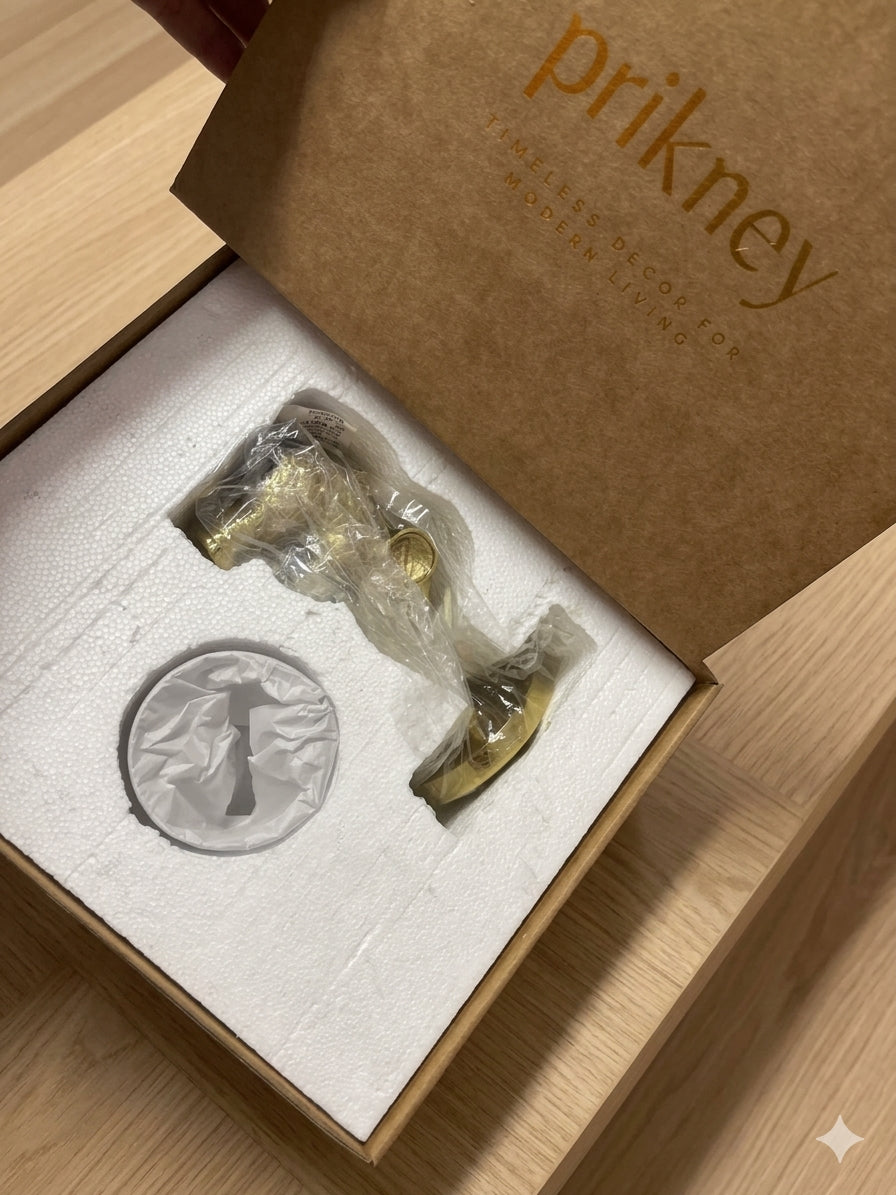 Anima Elephant Candle Stand Golden Gloss With Gift Box