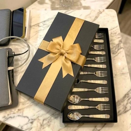 Momper MOP Spoon and Fork Set of 12 - With Gift Wrapping
