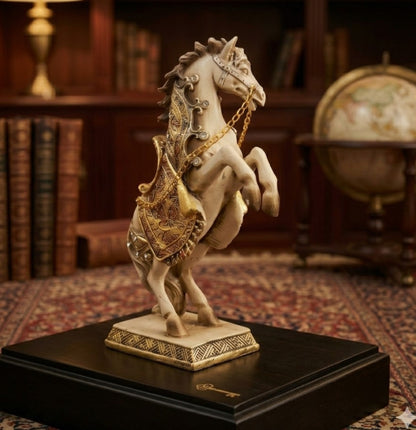 Anima White Decorative Horse Regal Charger