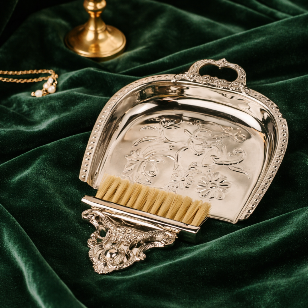 Latifa Brass Dust PAN with brush Set