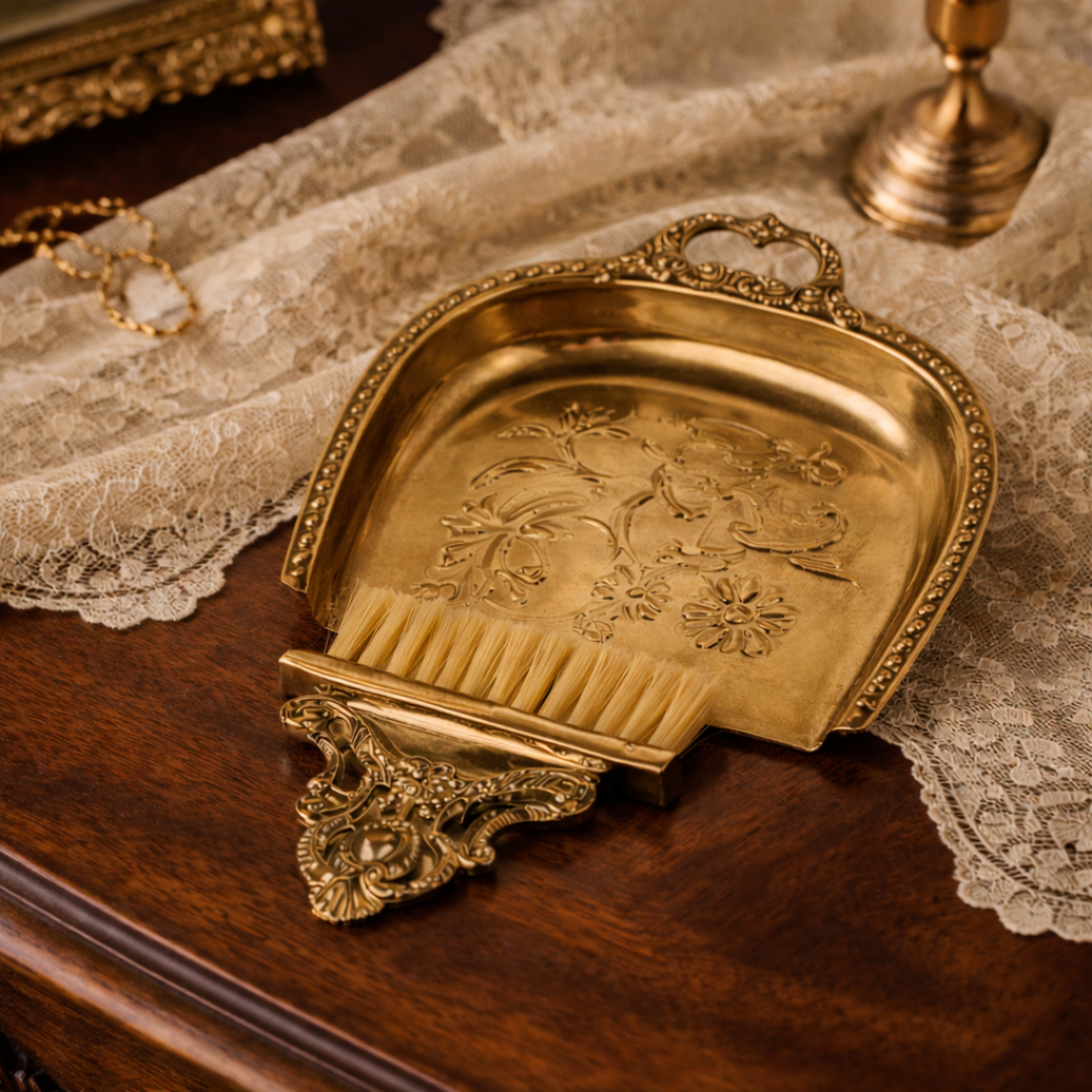 Latifa Brass Dust PAN with brush Set